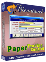 Cleantouch Paper Trading Control